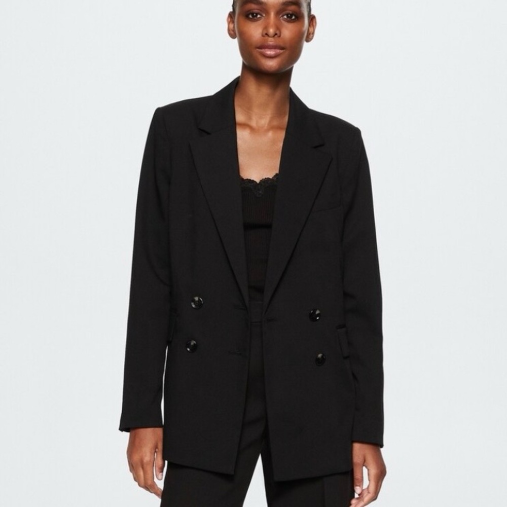 Mango Double Breasted Blazer